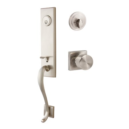 SURE-LOC HARDWARE Sure-Loc Hardware Stockholm Handleset, Torino Handleset Trim, Polished Chrome SH507-R-TR 26